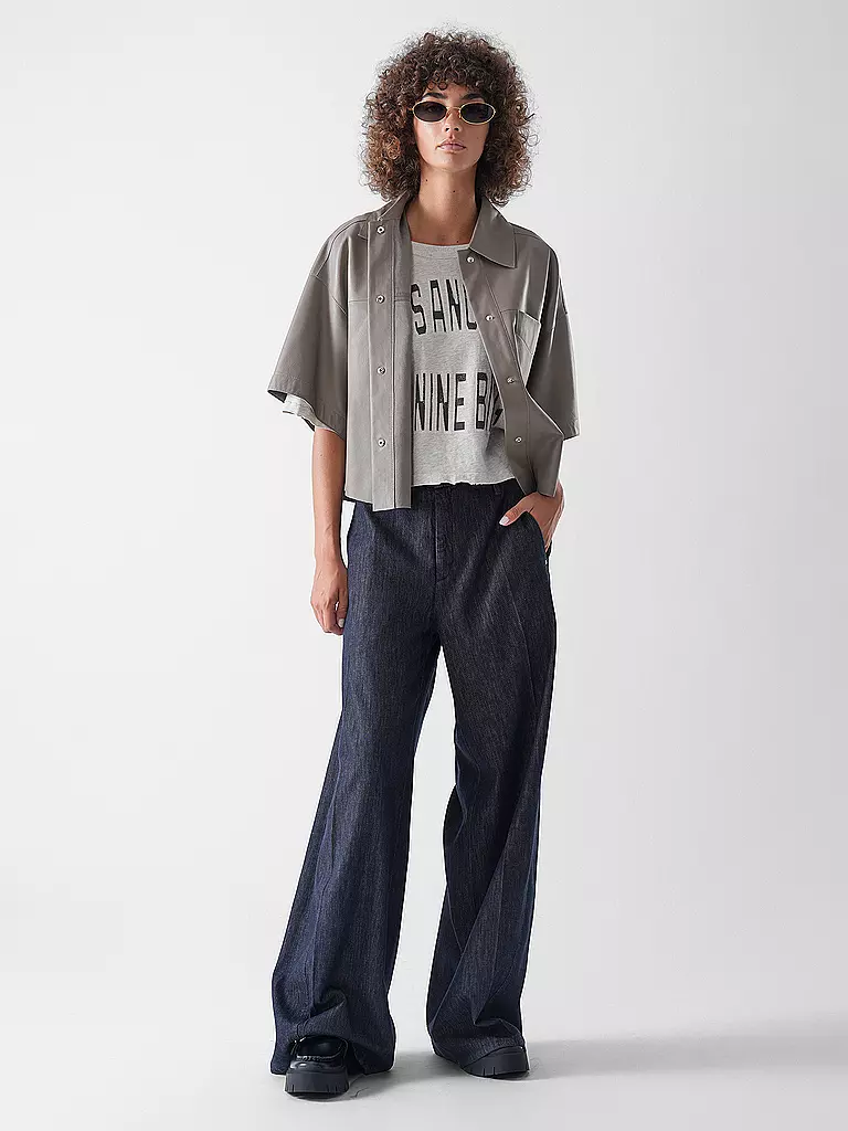 RIANI | Giacca di pelle | Beige