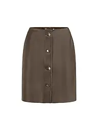 RIANI | Gonna in pelle | Marrone