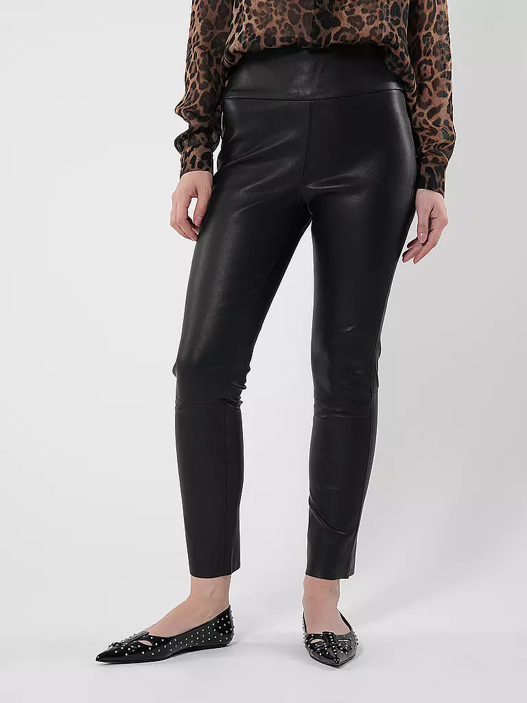 RIANI | Lederhose | Nero