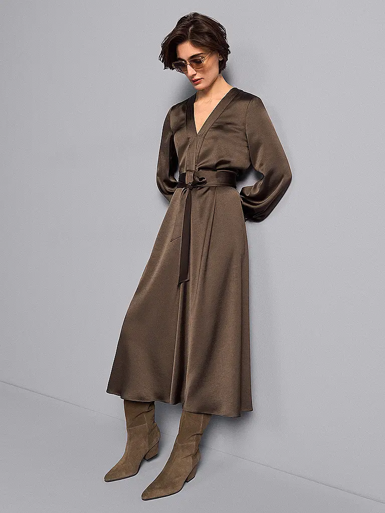 RIANI | Maxi abito | Marrone