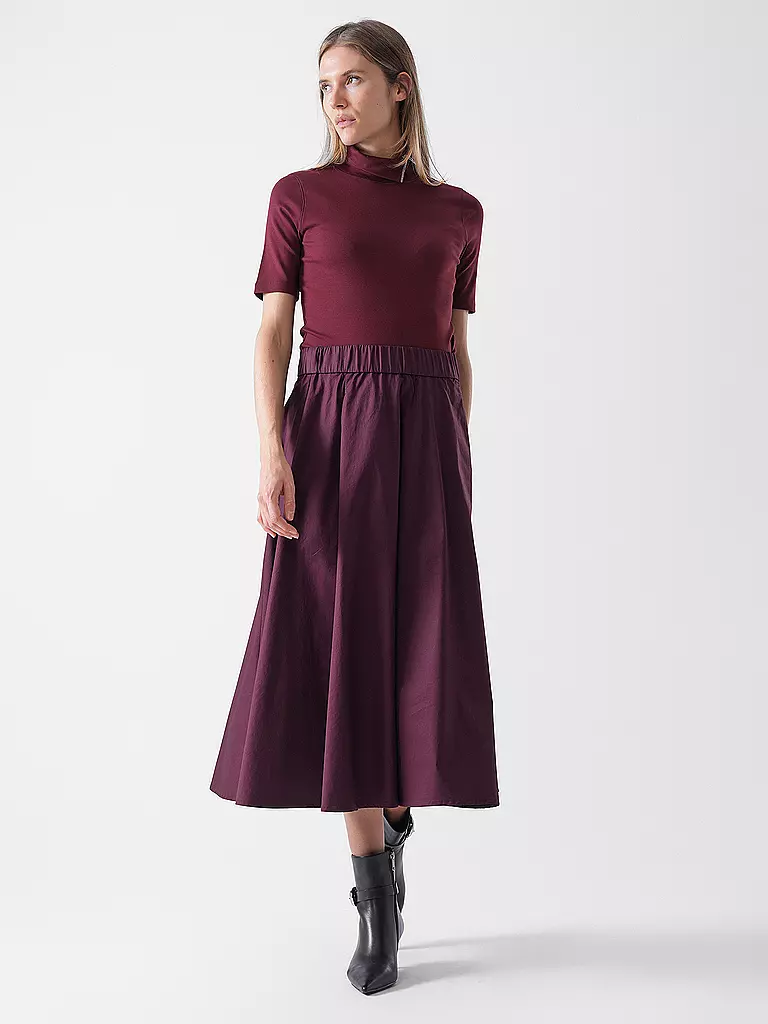 RIANI | Midi skirt | Rosso scuro