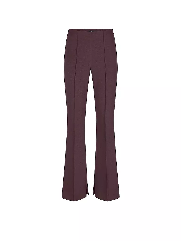 RIANI | Pantaloni bootcut | Rosso scuro