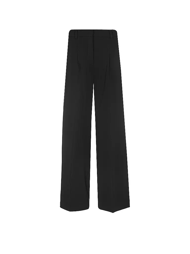 RIANI | Pantaloni business wide fit | Nero