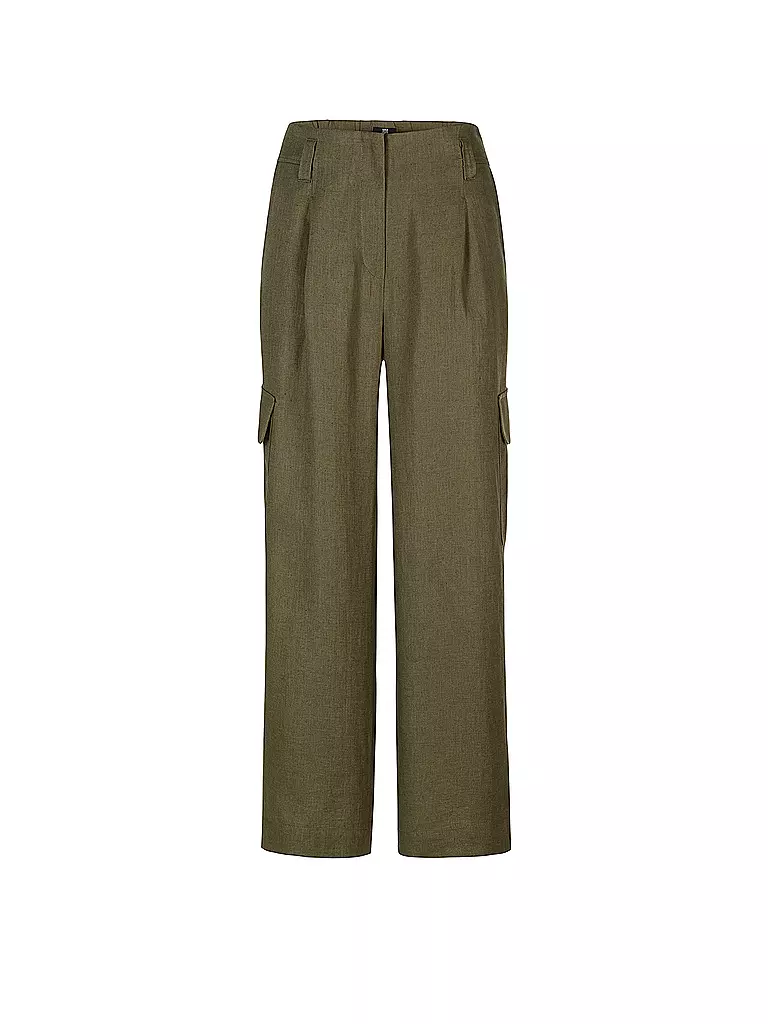 RIANI | Pantaloni cargo wide fit | Oliva