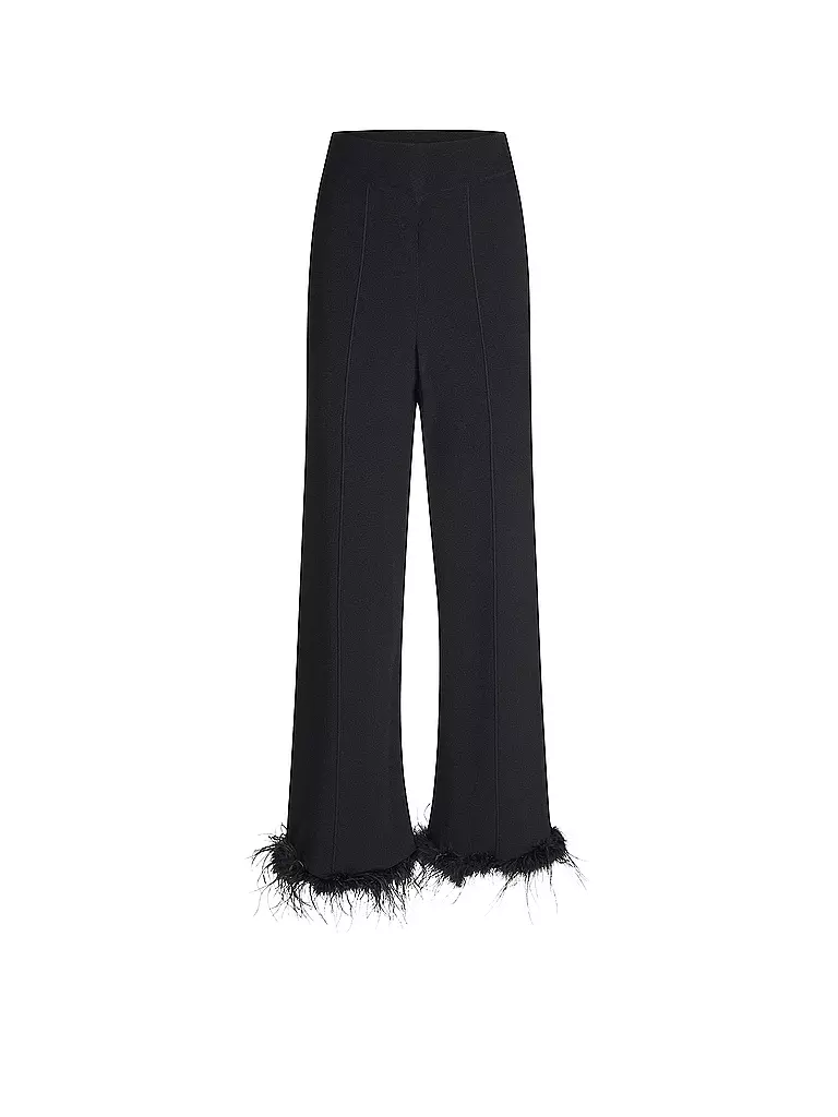 RIANI | Pantaloni Flared Fit | Nero