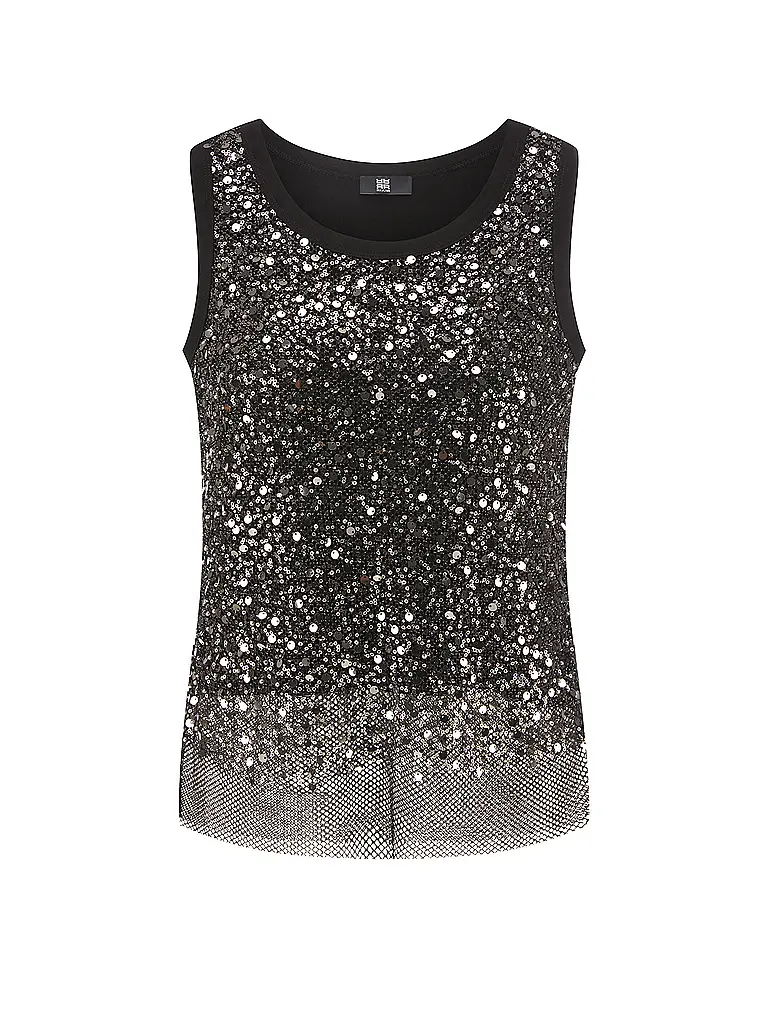 RIANI | Top
Marke: RIANI
Farbe: silber
Kategorien: Mode,Damen
Tags: Große Größen

Ärmellänge: ohne Arm
Ausschnitt: Rundhalsausschnitt
Material: Polyester / Polyamid
Musterung: Unifarben
Passform (Oberbekleidung): Regular
Stil: Pure
Details: Pailletten,Glitze | Argento