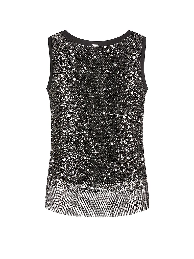 RIANI | Top
Marke: RIANI
Farbe: silber
Kategorien: Mode,Damen
Tags: Große Größen

Ärmellänge: ohne Arm
Ausschnitt: Rundhalsausschnitt
Material: Polyester / Polyamid
Musterung: Unifarben
Passform (Oberbekleidung): Regular
Stil: Pure
Details: Pailletten,Glitze | Argento