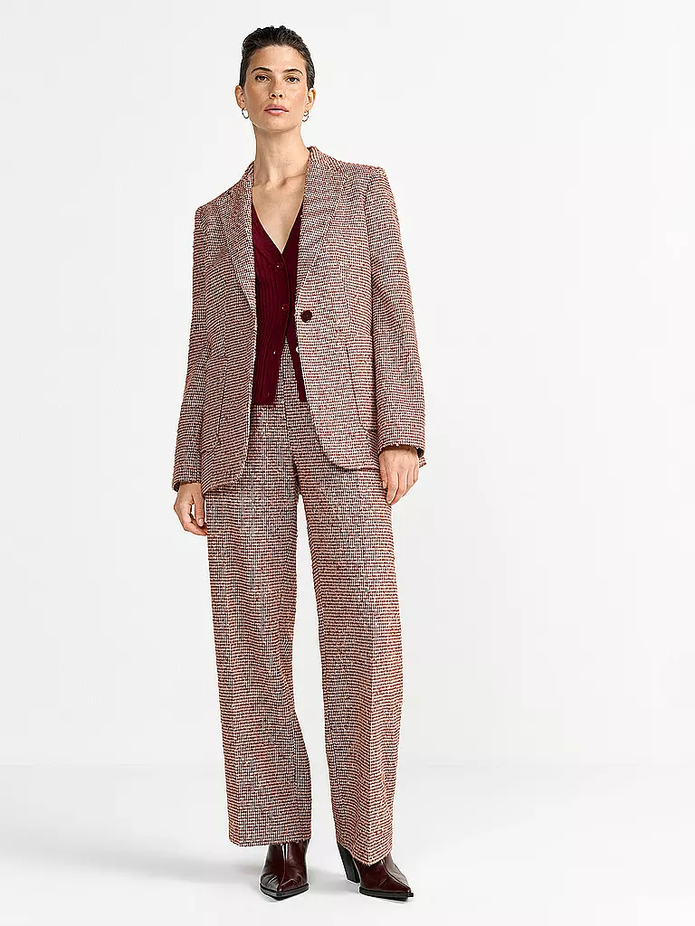RICH & ROYAL | Blazer | Rosso scuro