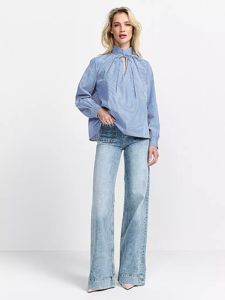 RICH & ROYAL | Blusa-camicia | Blu chiaro