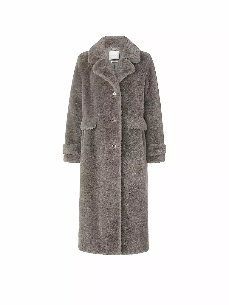 RICH & ROYAL | Cappotto in pelliccia sintetica | Grigio