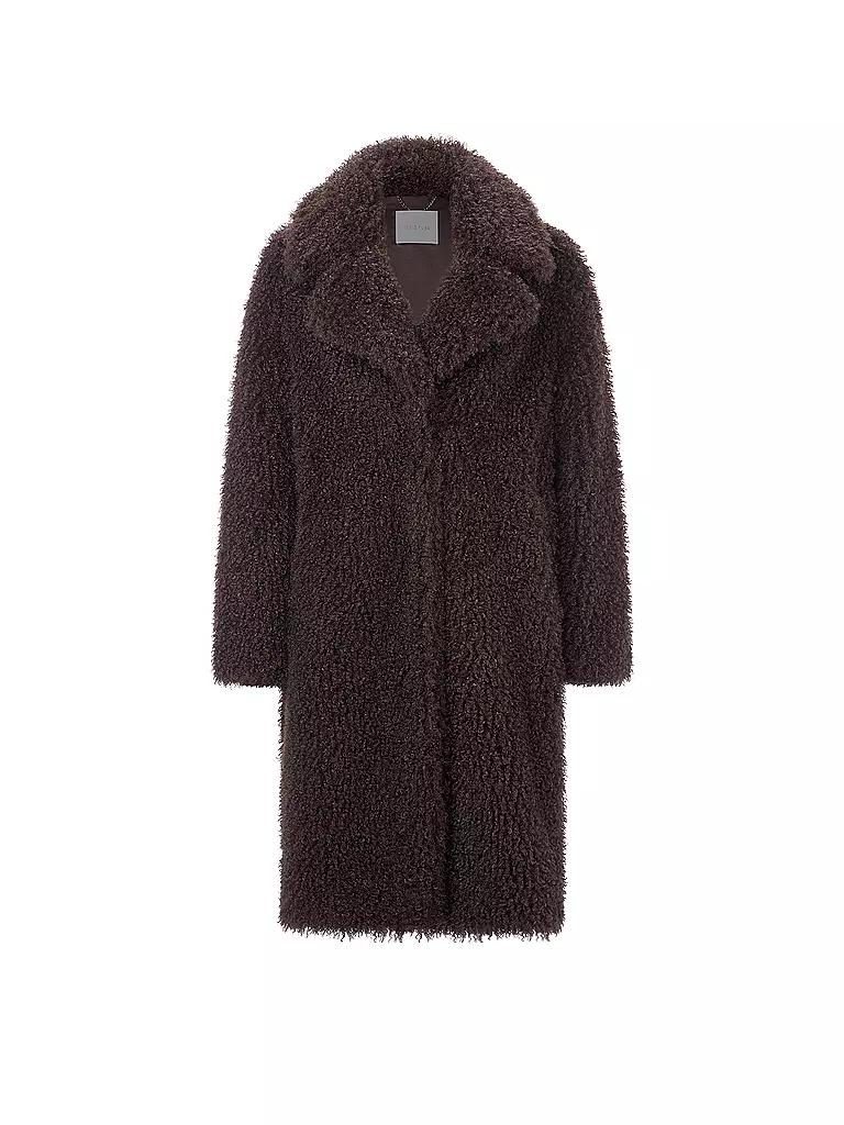 RICH & ROYAL | Cappotto in pelliccia sintetica | Marrone