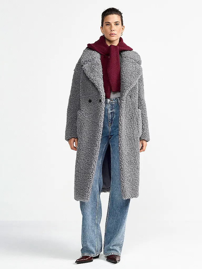 RICH & ROYAL | Cappotto in pelliccia sintetica | Grigio