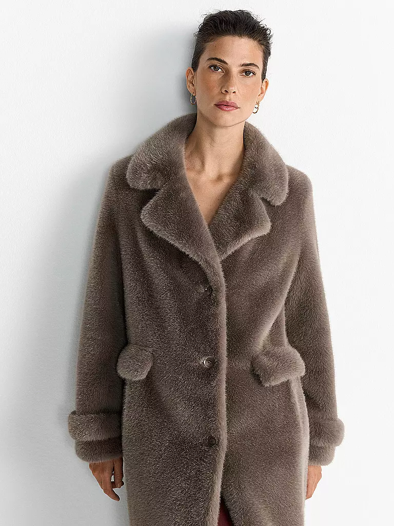 RICH & ROYAL | Cappotto in pelliccia sintetica | 
