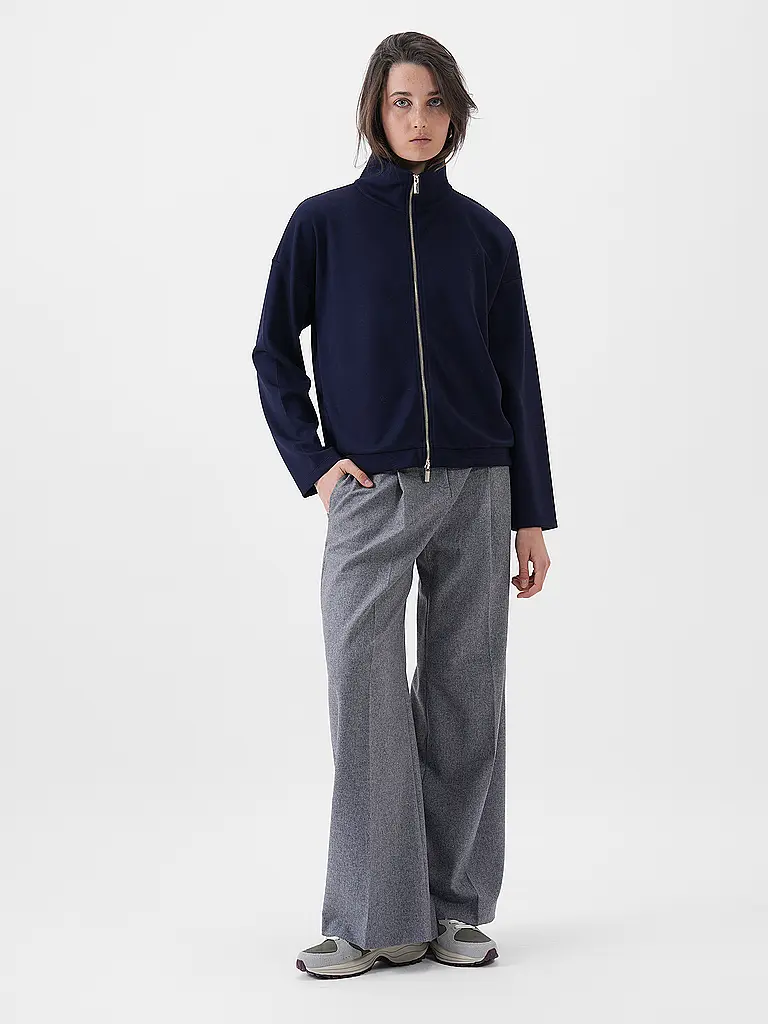 RICH & ROYAL | Giacca in felpa | Blu scuro