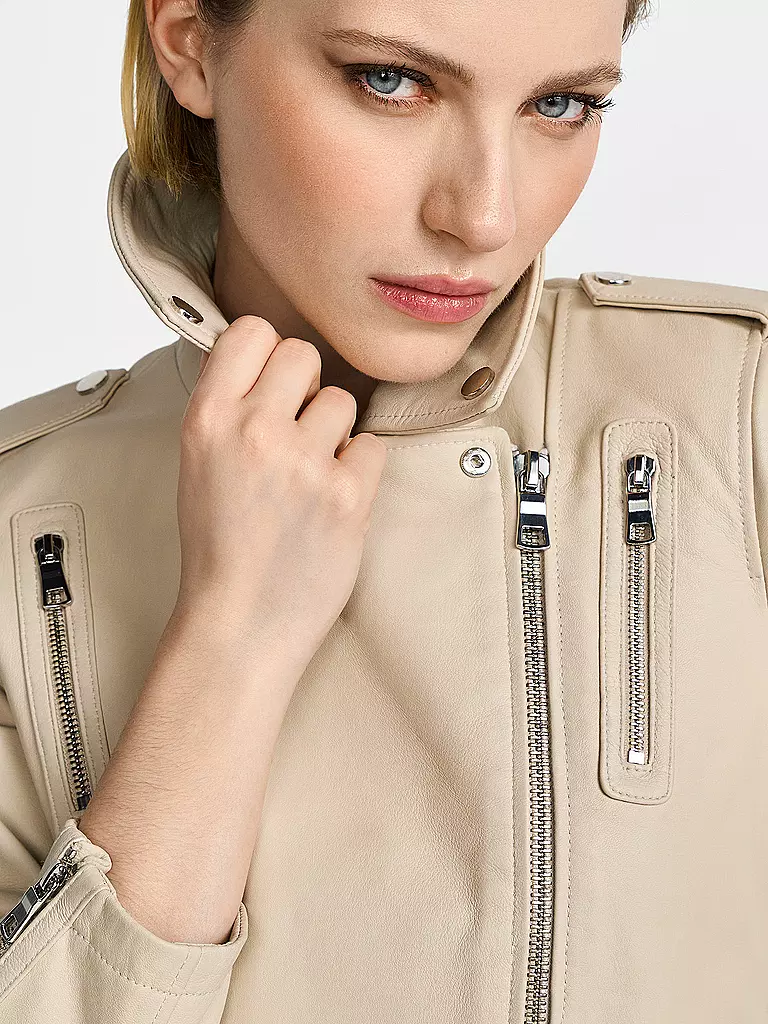 RICH & ROYAL | Giacca in pelle |
