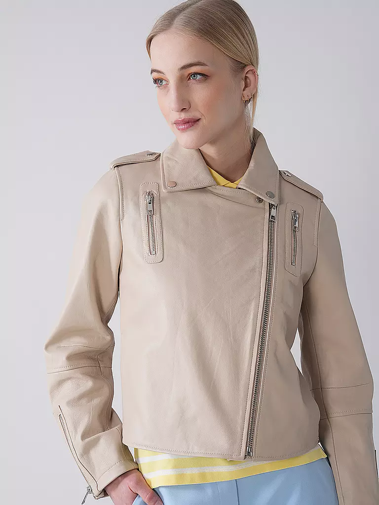RICH & ROYAL | Giacca in pelle |