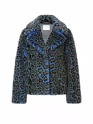 RICH & ROYAL | Giacca in pelliccia sintetica | Blu