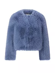 RICH & ROYAL | Giacca in pelliccia sintetica | Blu