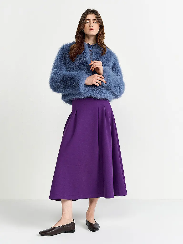 RICH & ROYAL | Giacca in pelliccia sintetica | Blu