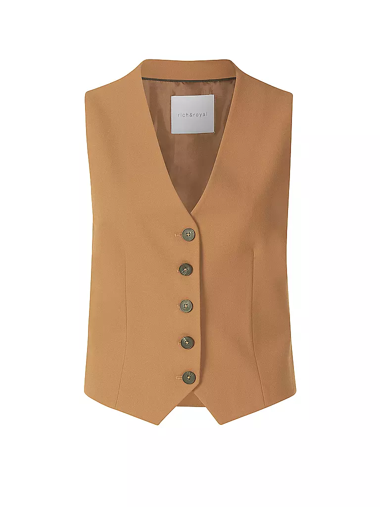 RICH & ROYAL | Gilet | Cammello