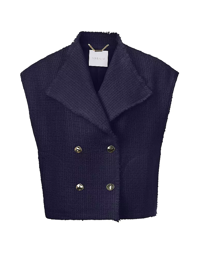 RICH & ROYAL | Gilet | Blu scuro