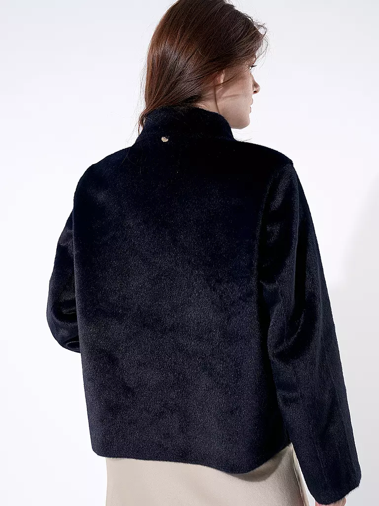 RICH & ROYAL | Jacke in Felloptik | Blu