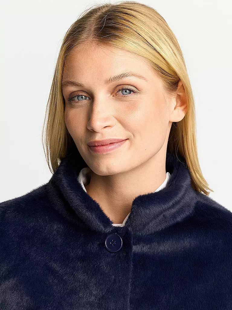 RICH & ROYAL | Jacke in Felloptik | Blu