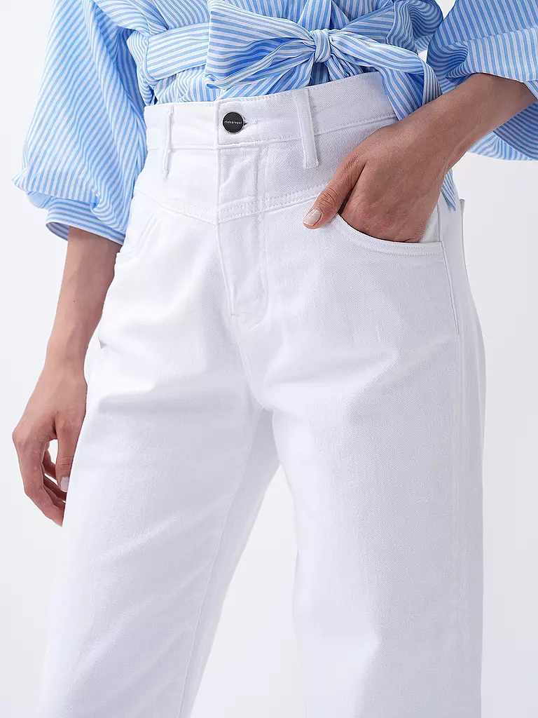 RICH & ROYAL | Jeans 7/8 | Bianco