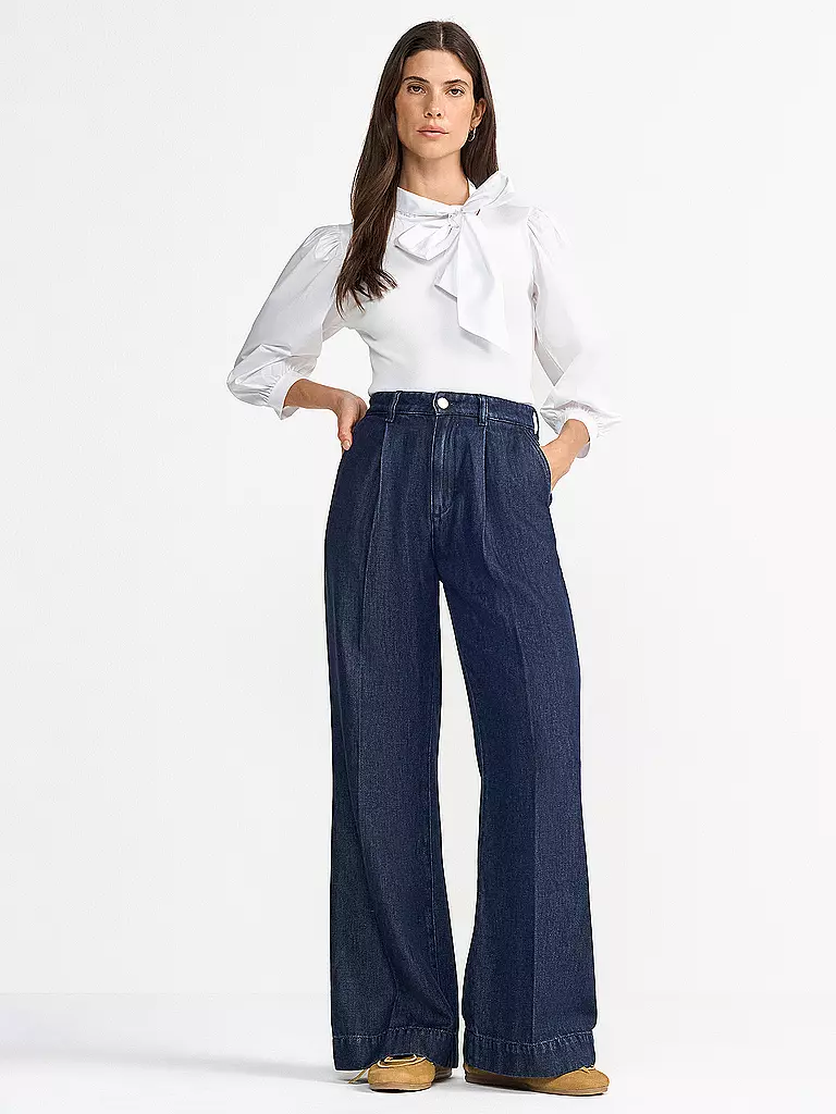 RICH & ROYAL | Jeans a gamba larga | Blu scuro