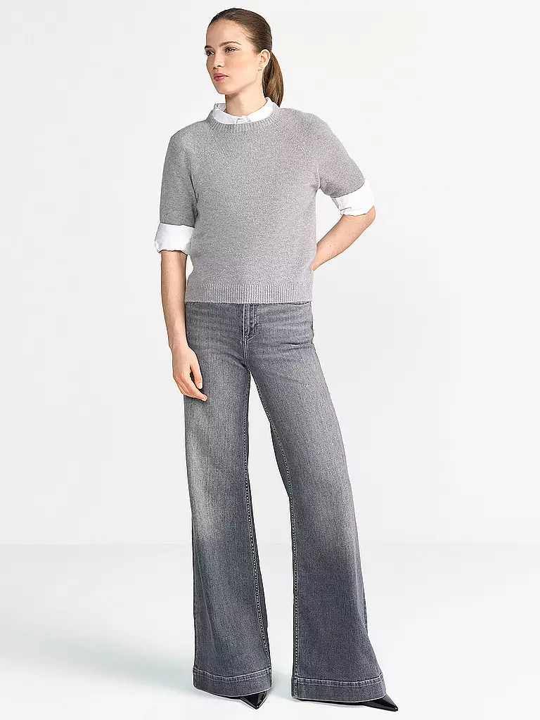 RICH & ROYAL | Jeans a gamba larga | Grigio