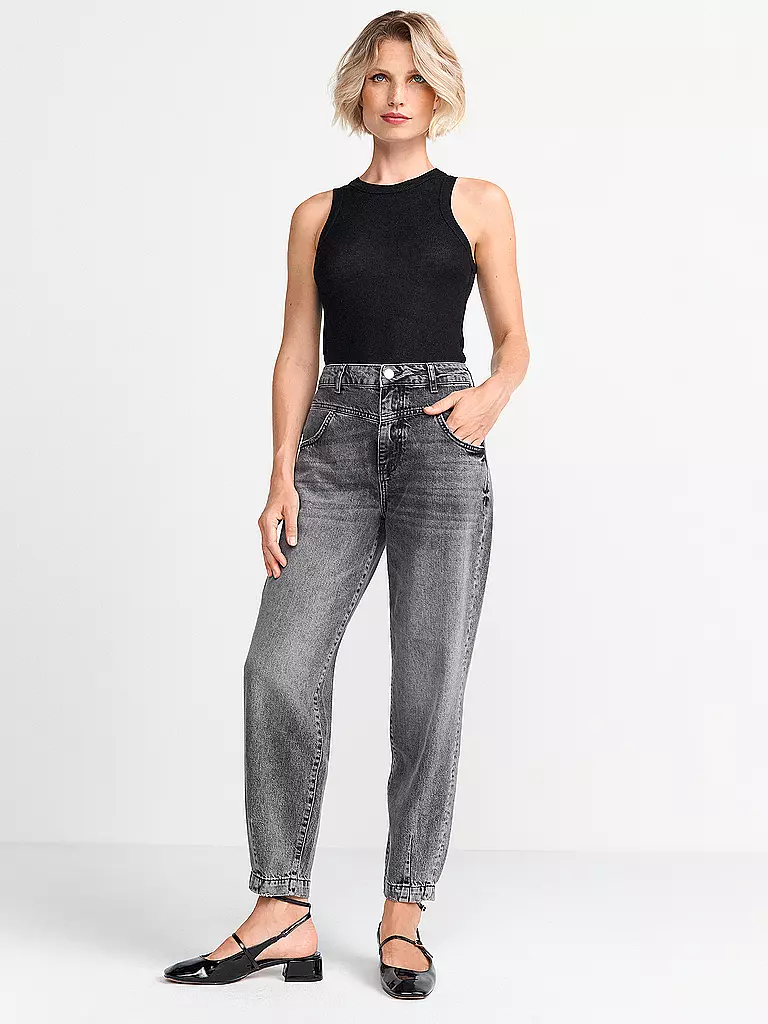 RICH & ROYAL | Jeans Mom Fit | Grigio