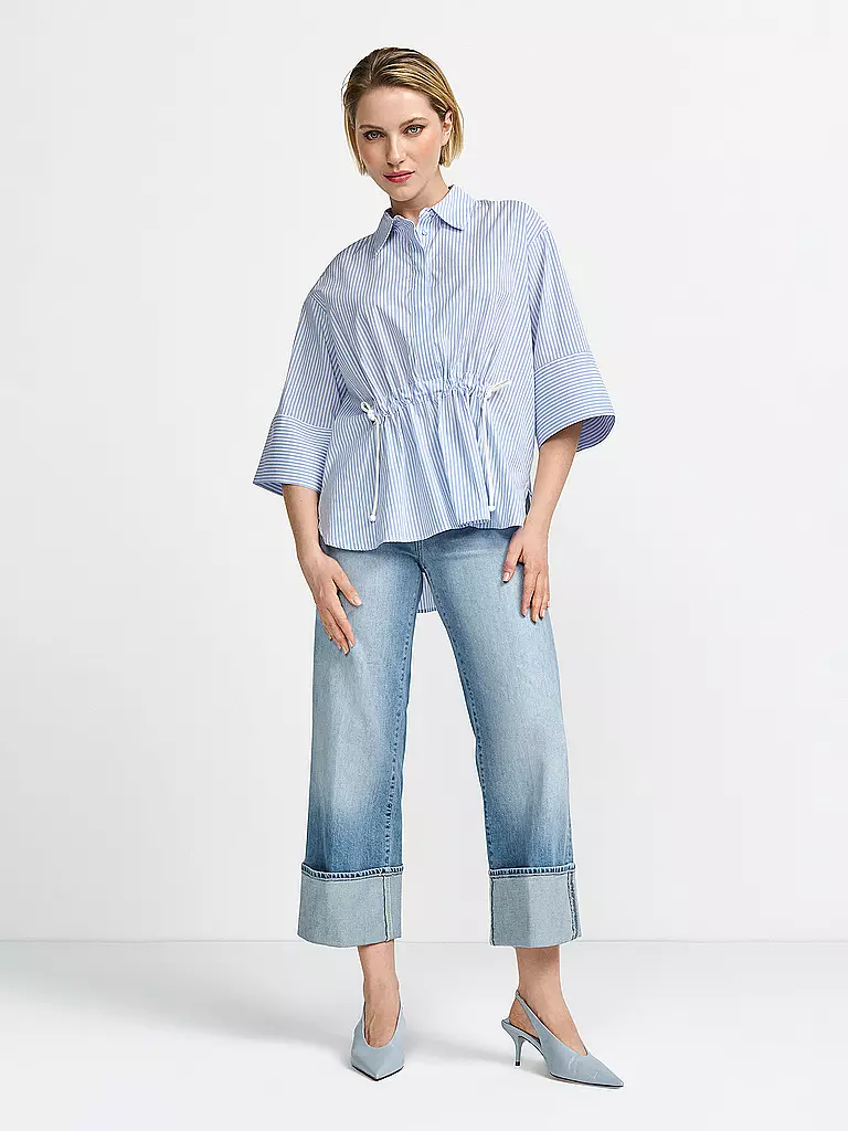 RICH & ROYAL | Jeans Straight Fit 7/8 | Blu