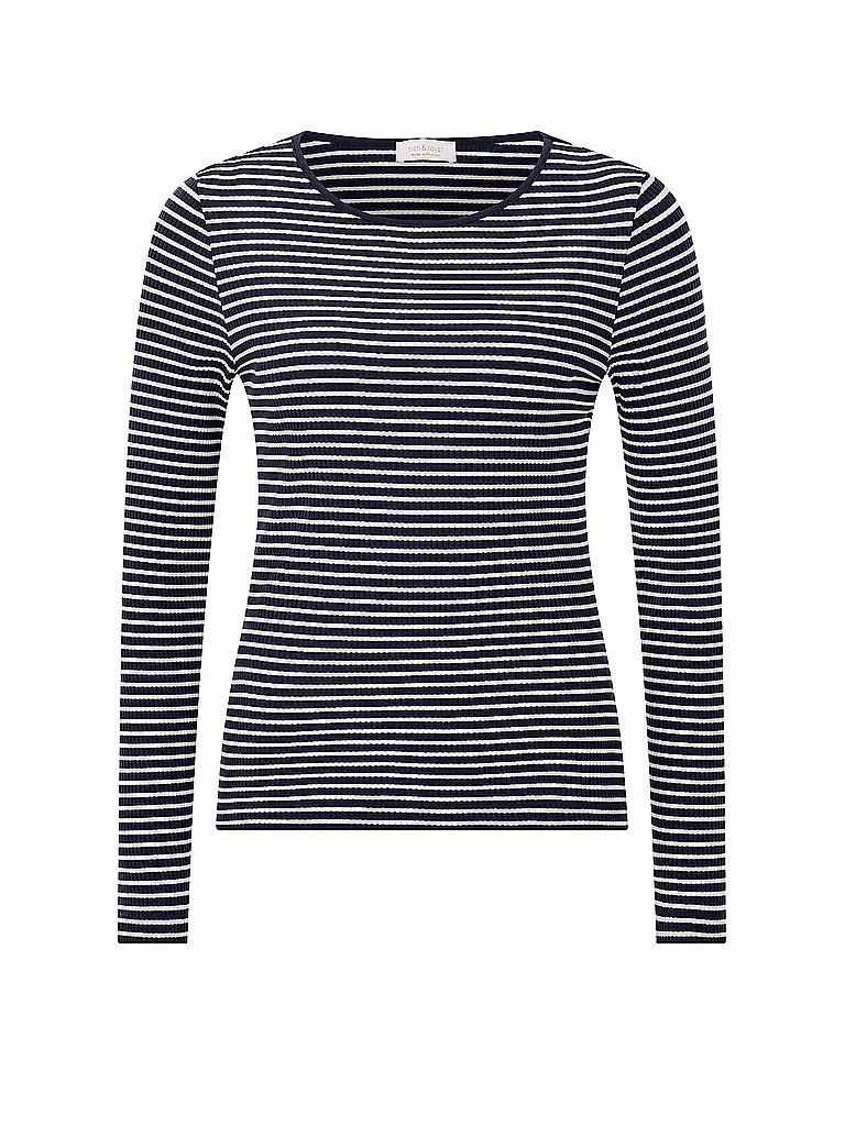 RICH & ROYAL | Langarmshirt | Blu scuro