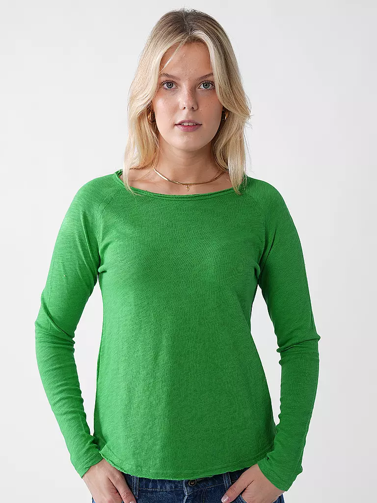 RICH & ROYAL | Langarmshirt | Verde chiaro