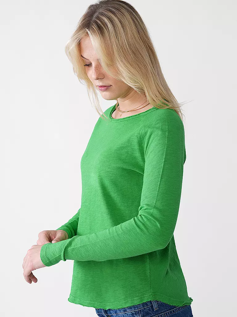 RICH & ROYAL | Langarmshirt | Verde chiaro