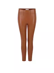 RICH & ROYAL | Leggings effetto pelle | Marrone