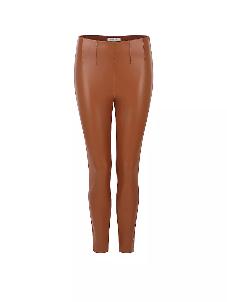 RICH & ROYAL | Leggings effetto pelle | Marrone