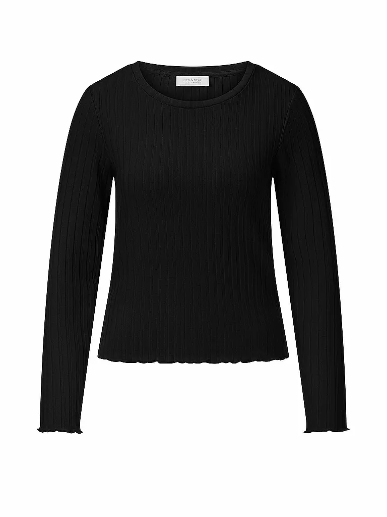 RICH & ROYAL | Maglietta a maniche lunghe | Nero