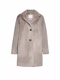 RICH & ROYAL | Mantel in Felloptik | Grigio