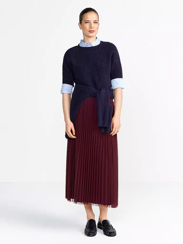 RICH & ROYAL | Midi gonna | Rosso scuro