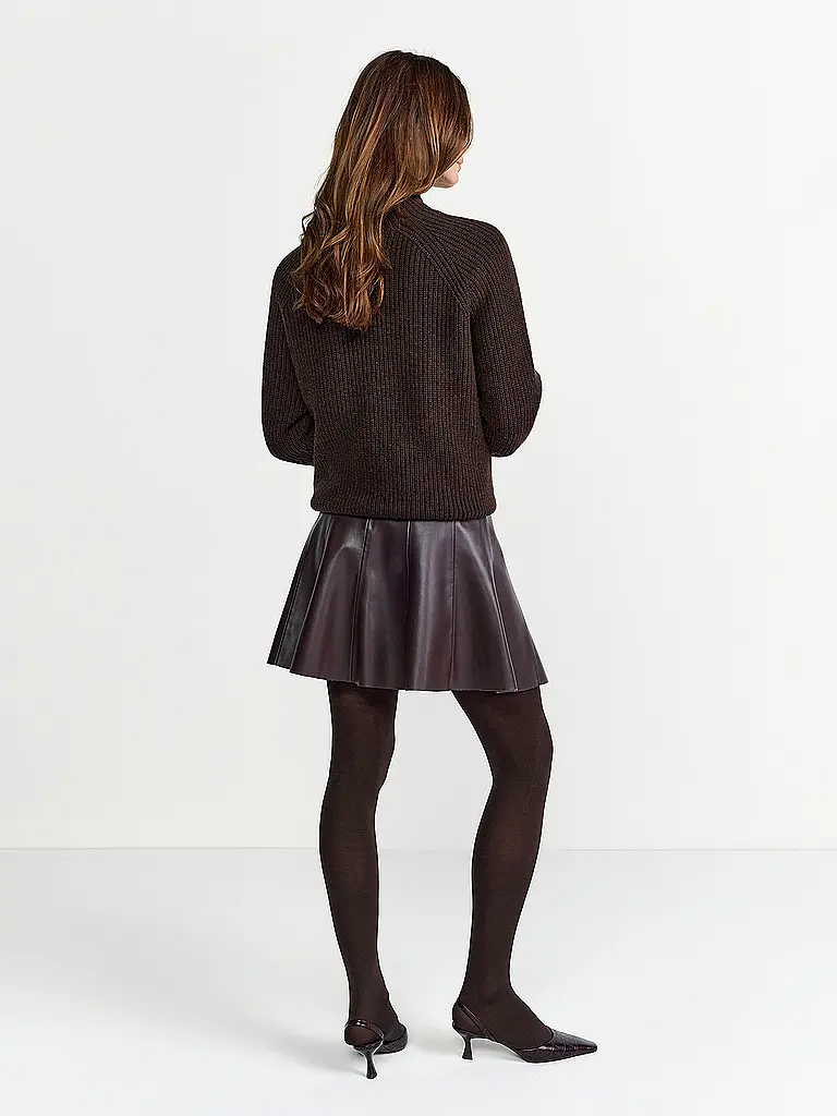 RICH & ROYAL | Mini gonna effetto pelle | 
