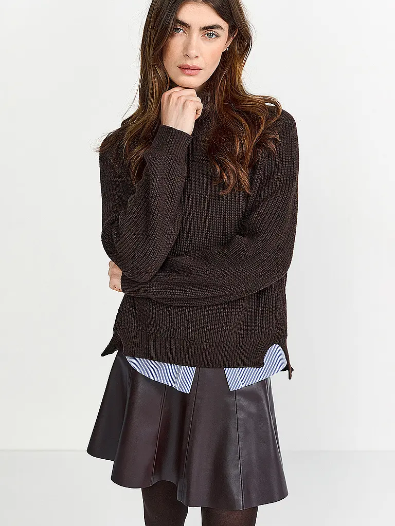 RICH & ROYAL | Mini gonna effetto pelle | 