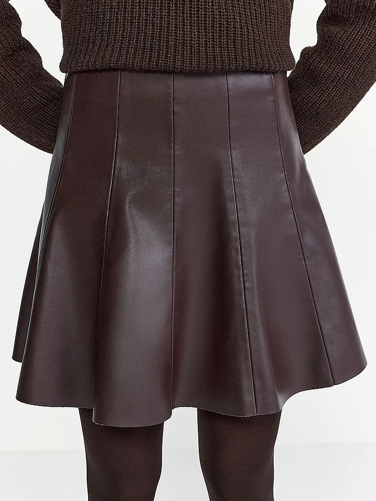 RICH & ROYAL | Mini gonna effetto pelle | 