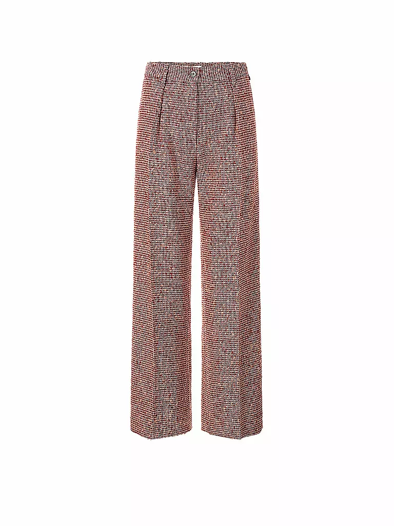 RICH & ROYAL | Pantaloni da tailleur | Rosso scuro