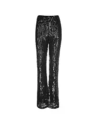 RICH & ROYAL | Pantaloni Flared Fit | Nero