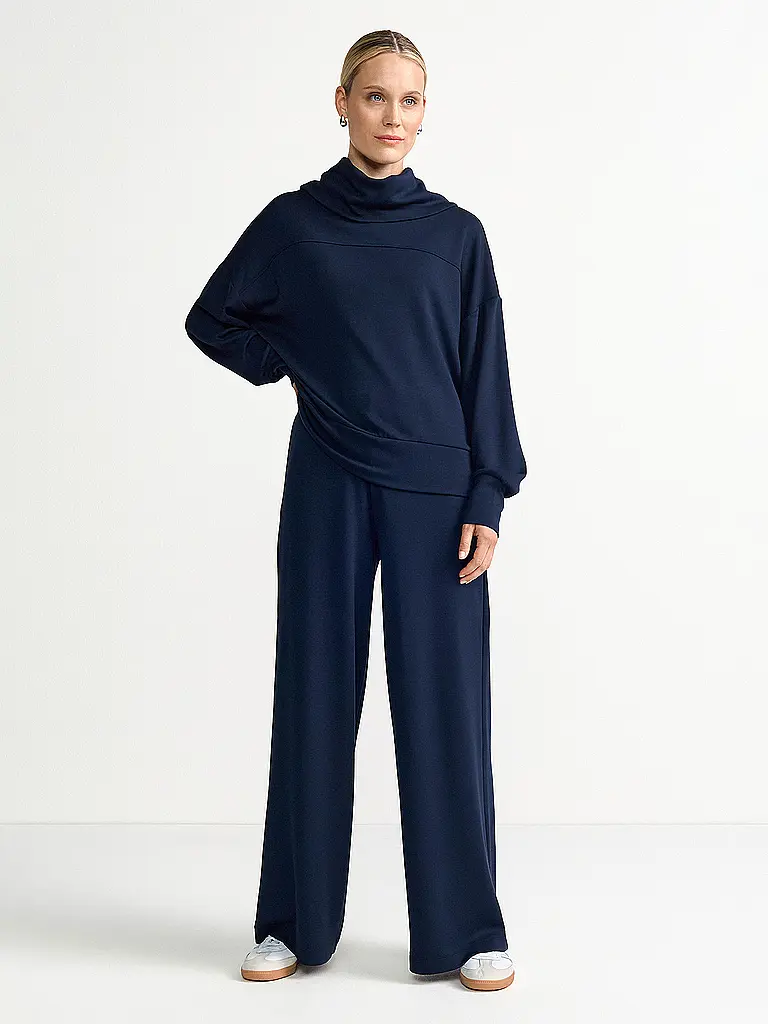 RICH & ROYAL | Pantaloni Jogging Fit | Blu scuro