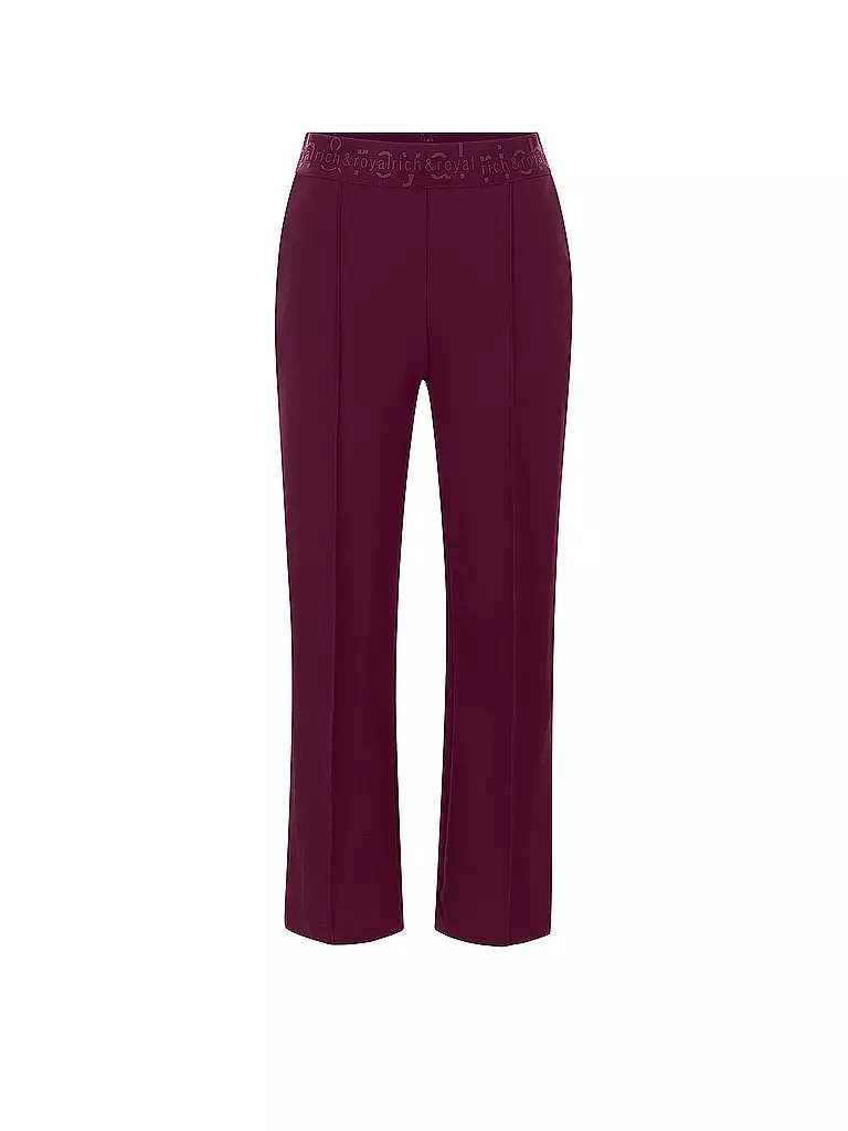 RICH & ROYAL | Pantaloni Marlene | Rosso scuro