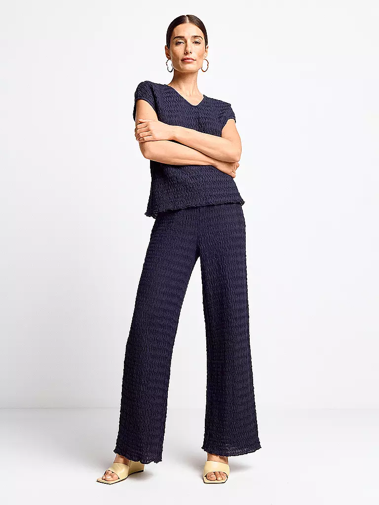 RICH & ROYAL | Pantaloni Marlene | Blu scuro