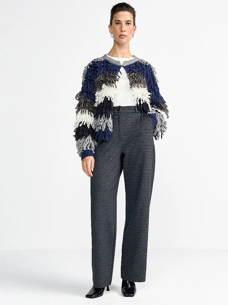 RICH & ROYAL | Pantaloni Marlene | Blu scuro
