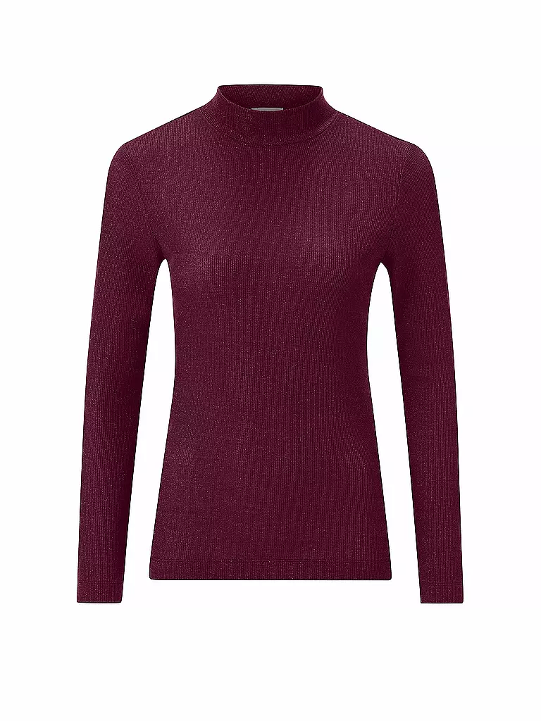 RICH & ROYAL | Rollkragenpullover | Rosso scuro
